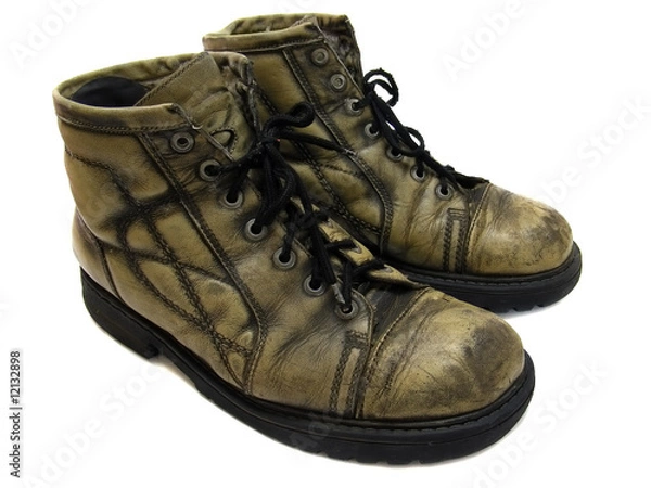 Obraz Old worn boots