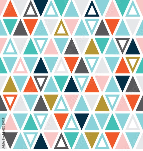 Fototapeta retro triangle pattern perfect for background