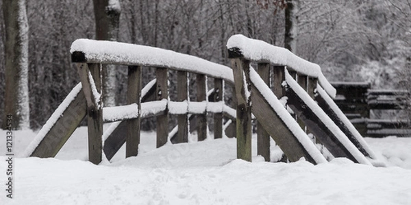 Fototapeta hölzerne brücke