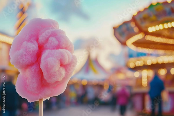 Fototapeta Cotton Candy, Candy Floss, or Fairy Floss