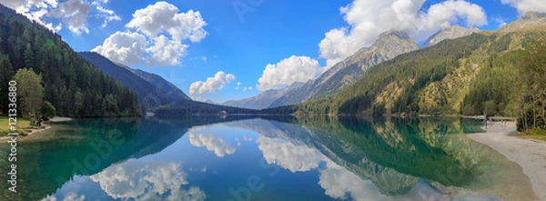 Obraz Antholzer See Panorama