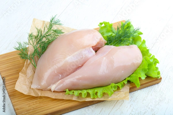 Obraz Raw chicken breast