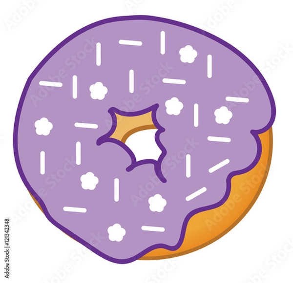 Obraz Purple Donut