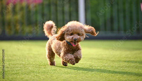 Fototapeta トイプードル