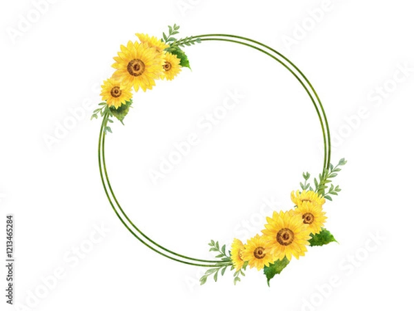 Obraz ひまわりのフレーム