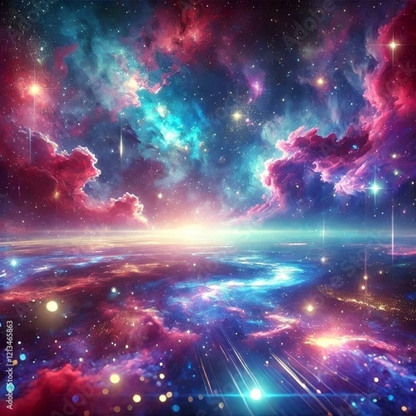 Fototapeta Galaxy Vibrant Image