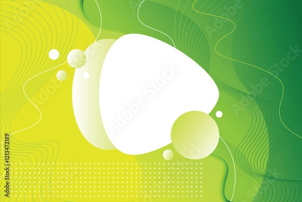Fototapeta Green Abstract fluid shape sales background Free Vector
