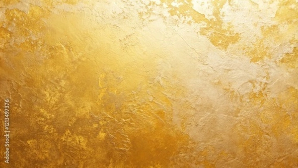 Fototapeta Golden Textured Wall Abstract Gold Background, Rough Plaster, Luxury Concept Gold,Texture