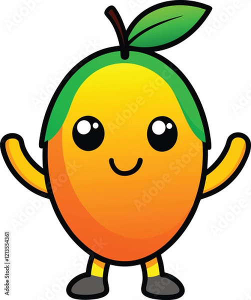 Obraz Happy Mango Mascot