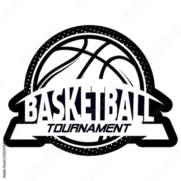 Obraz Streetball logo set