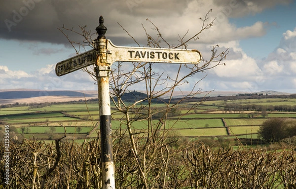 Fototapeta Tavi' Sign Post