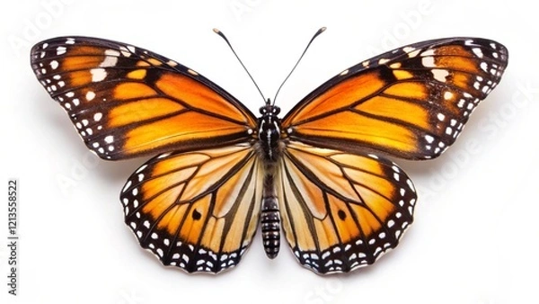 Obraz butterfly on black background