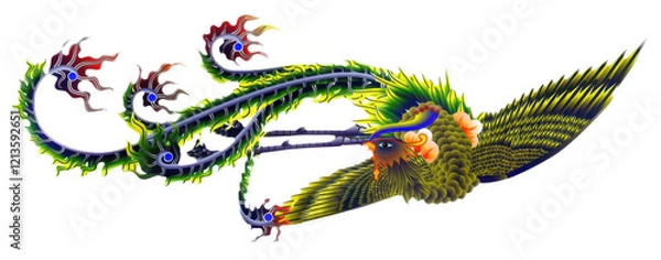 Obraz Phoenix transparent background