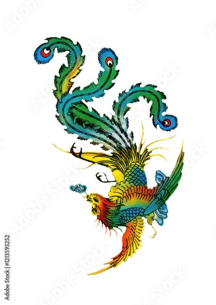 Obraz Phoenix transparent background