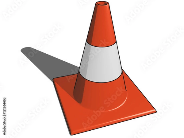 Obraz Safety cone illustration