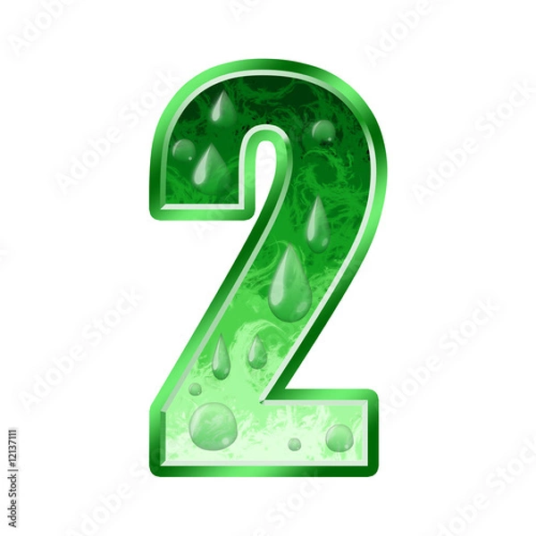 Obraz Fresh Green Number 2 two