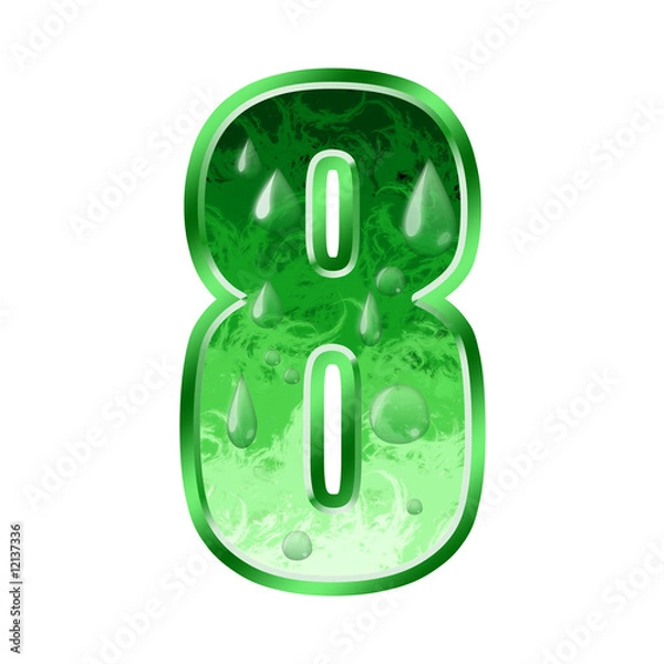 Obraz Fresh Green Number 8 eight