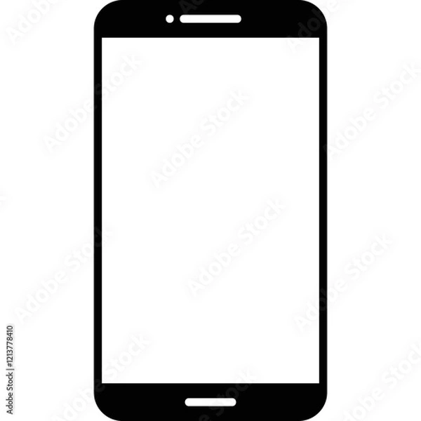 Fototapeta Simple vector icon phone
