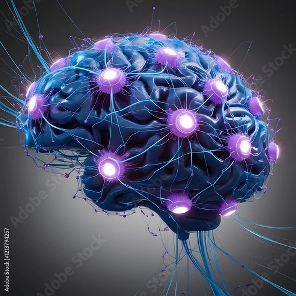 Fototapeta Neon abstract Background