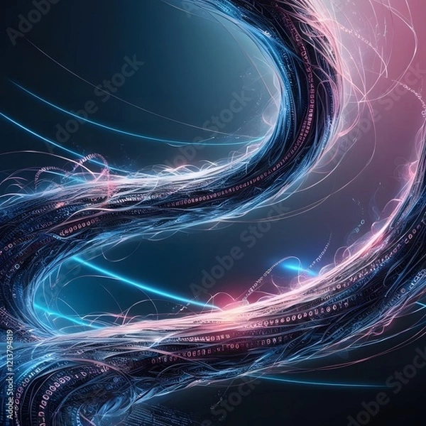 Fototapeta Neon abstract Background