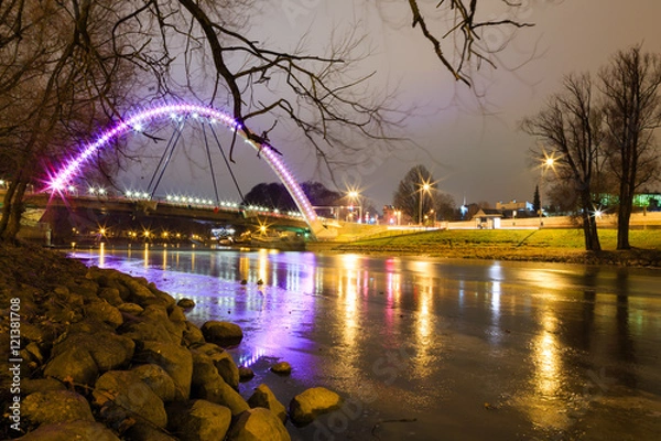 Obraz Bridge over the Emajõgi