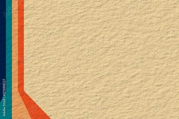 Fototapeta Vintage Textured Stripes - Abstract Retro Design