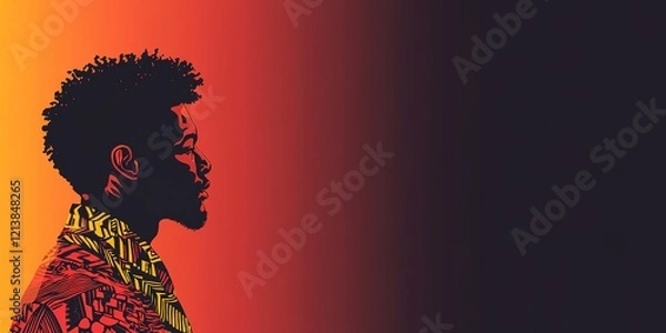 Obraz Black history month background