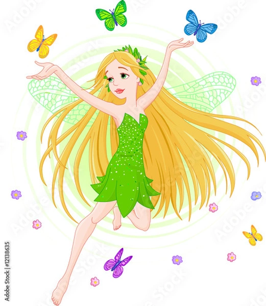 Fototapeta Spring fairy