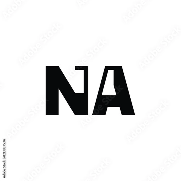 Fototapeta NA monogram logo design letter text name symbol monochrome logotype alphabet character simple logo