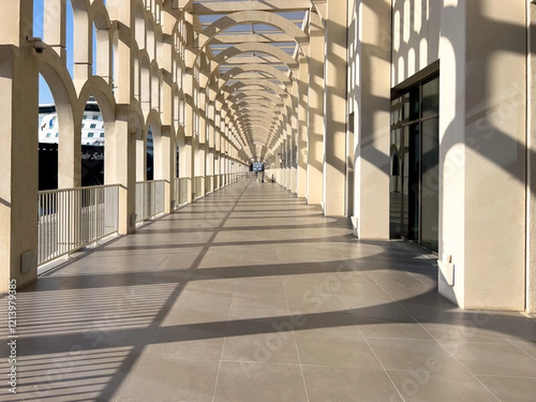 Obraz Architectural Symmetry in Doha