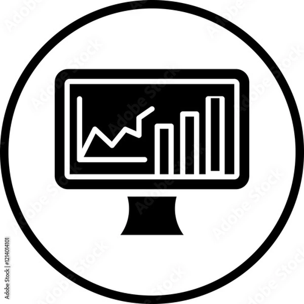 Fototapeta Data icon style