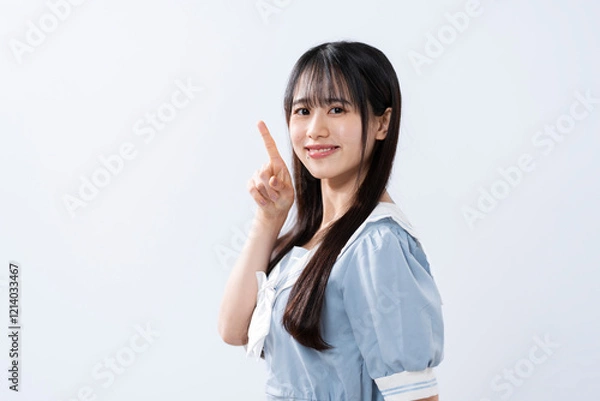 Fototapeta セーラー服を着た女性