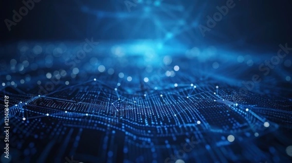 Obraz Abstract Digital Network Background