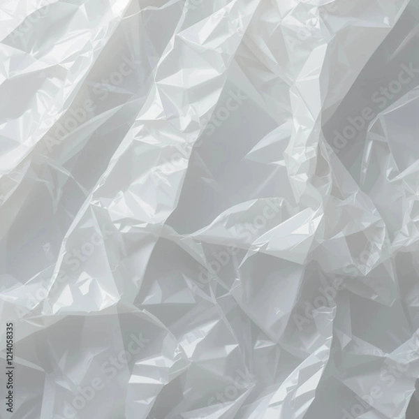 Fototapeta White plastic bag background texture