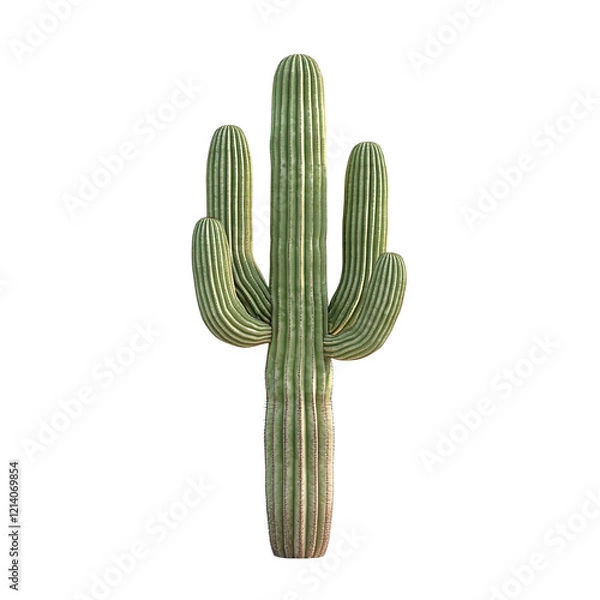 Obraz Saguaro cactus isolated on transparent background
