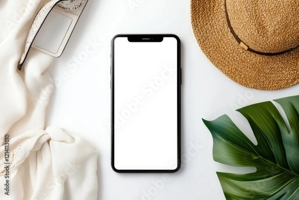 Fototapeta High Detail Image of Fashion Design Template Insta Stories