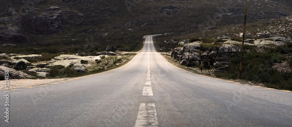 Obraz droga na pustyni