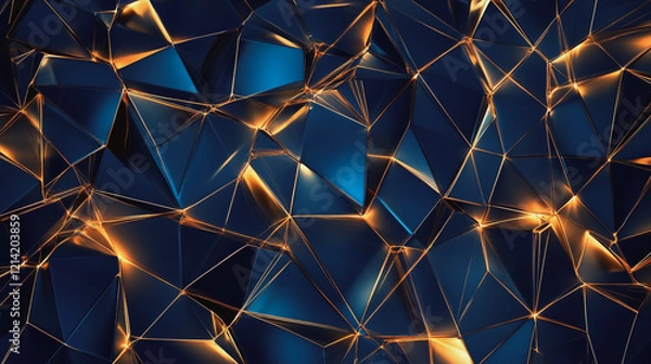 Fototapeta Abstract digital background electromagnetic wave background Innovation digital wave, information technology background and green luxury background with golden line decoration and curve light effect