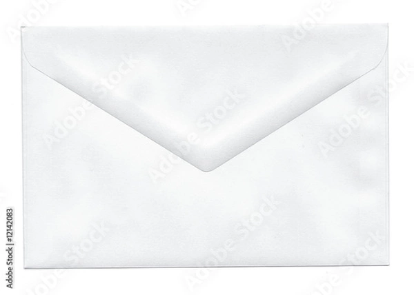 Fototapeta Blank white envelope