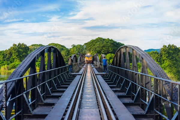 Obraz Most nad rzeką Kwai, prowincja Kanchanaburi, Tajlandia.