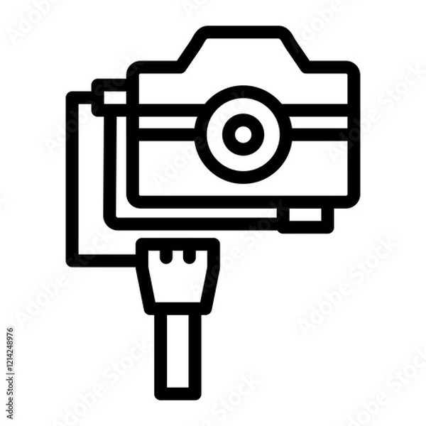 Fototapeta Gimbal Vector Design Icon Style
