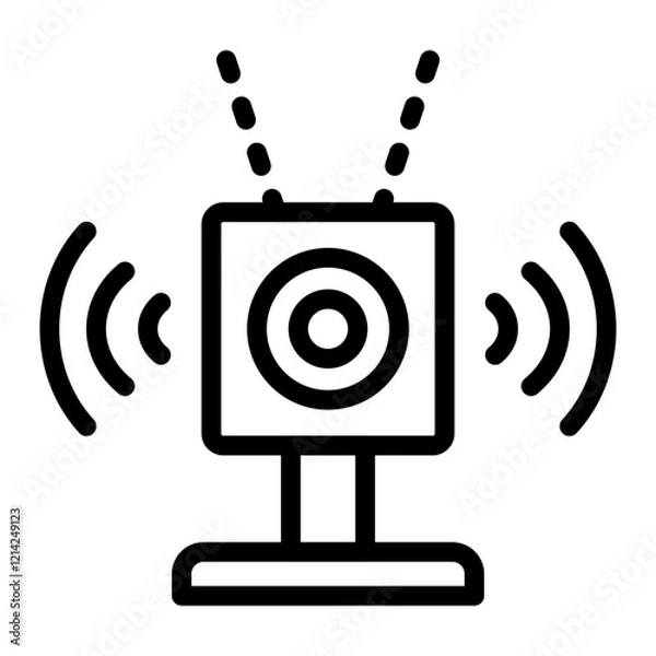 Fototapeta Lidar Vector Design Icon Style