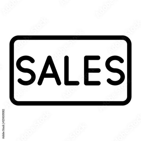 Fototapeta Sales Vector Design Icon Style