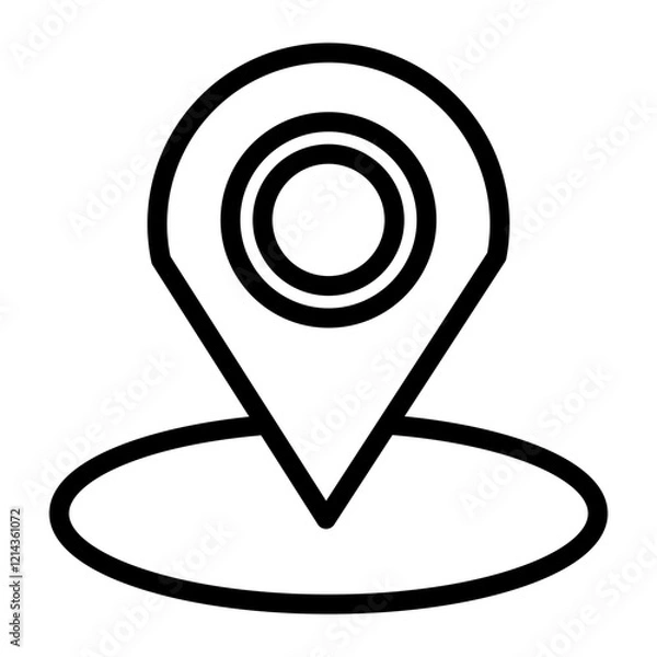 Obraz Location Vector Design Icon Style