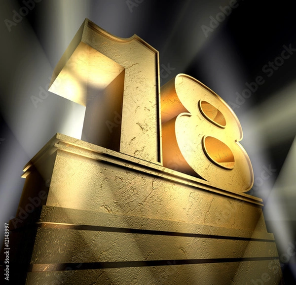 Fototapeta 18 birthday monument