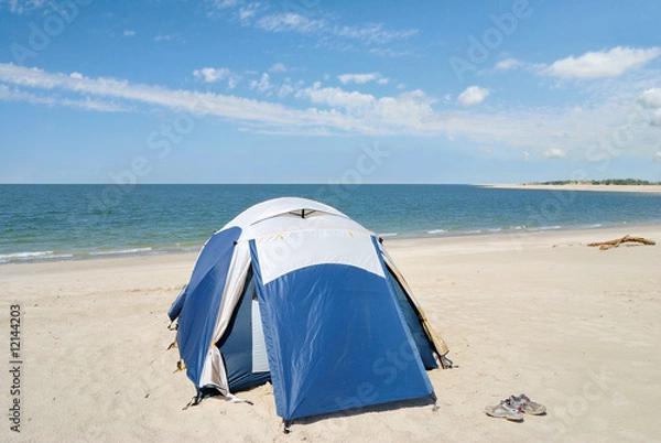 Obraz Tent Camping On The Beach