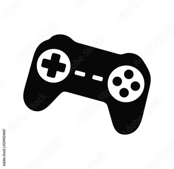 Fototapeta Game controller icon, Video game controller, Joystick Icon. Vector illustration