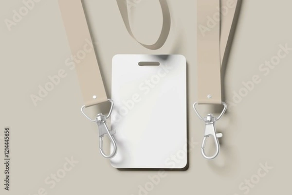 Obraz Blank Id Card Mockup