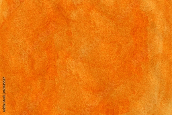 Obraz Abstract orange watercolor background