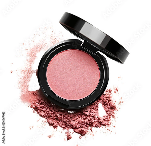 Obraz  Blush makeup product in a transparent background, PNG